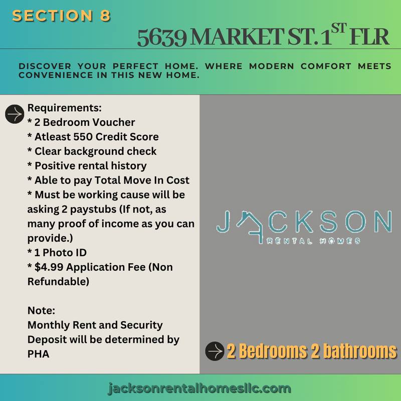 Apartment for rent at 5639 Market St #1, Philadelphia, PA 19139