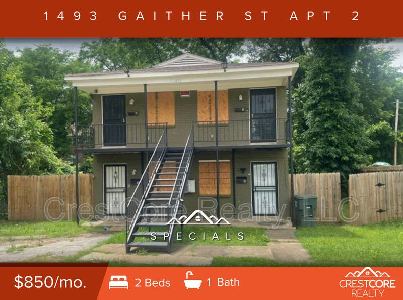 Apartment for rent at 1493 Gaither St, Memphis, TN 38106