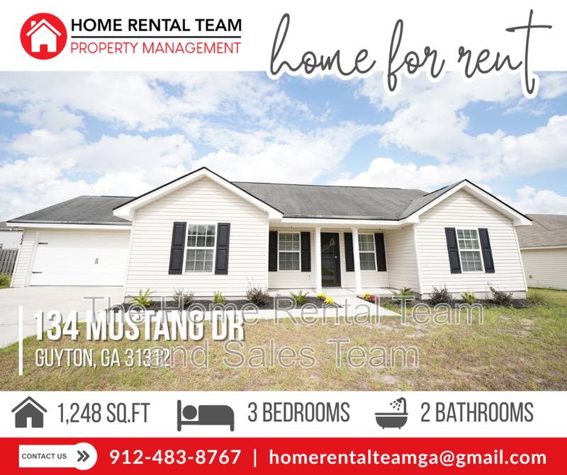 House for rent at 134 Mustang Dr, Guyton, GA 31312