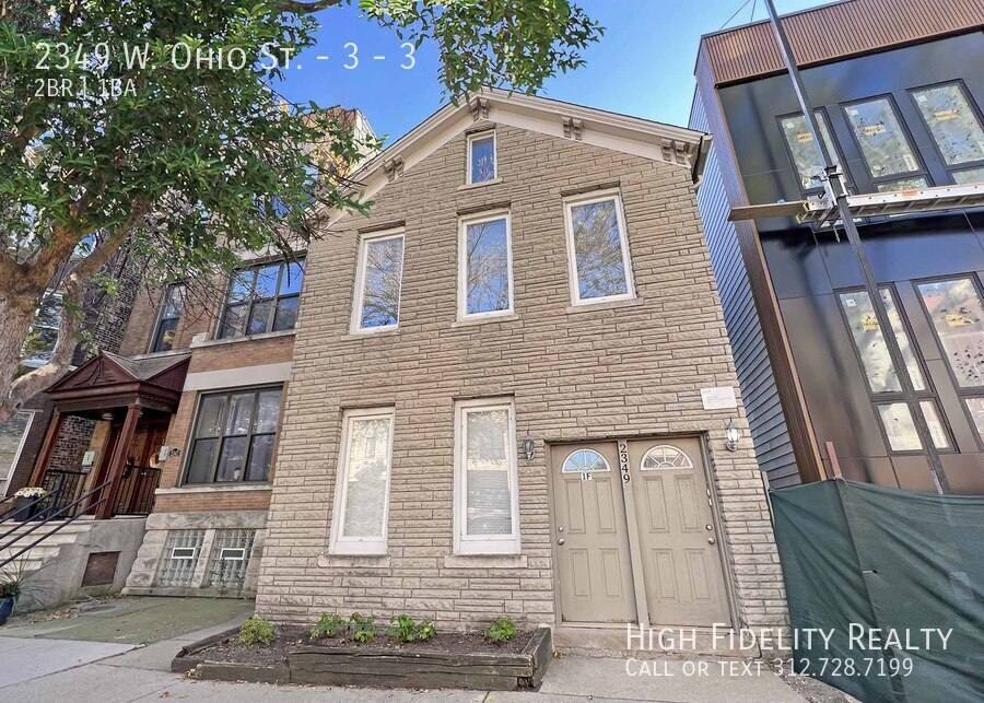 Apartment for rent at 2349 W Ohio St #3, Chicago, IL 60612