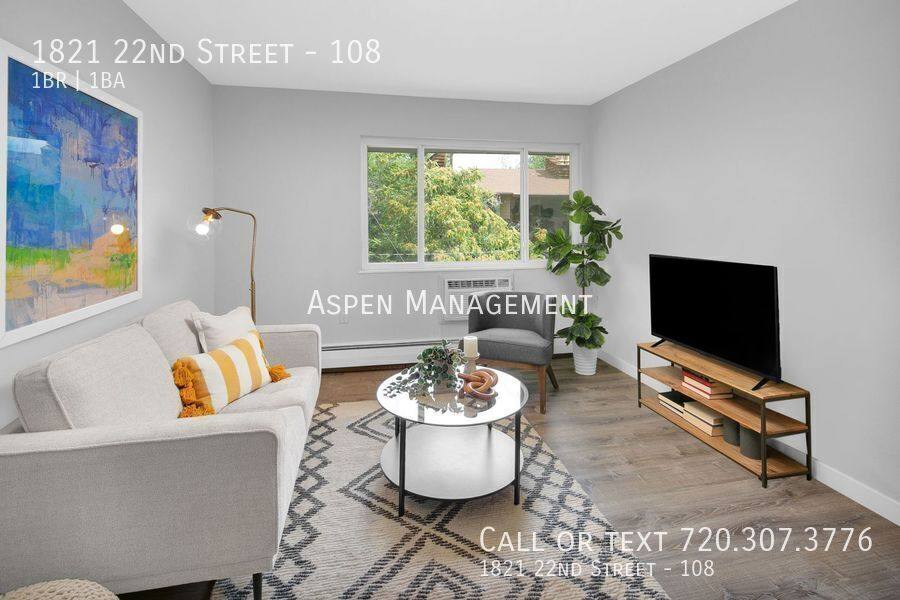 Apartment for rent at 1821 22nd St #108, Boulder, CO 80302