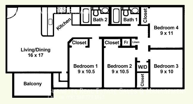 Apartment for rent at 1213 E University Terrace, Blacksburg, VA 24060