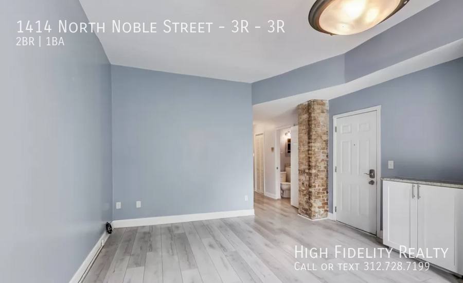 Apartment for rent at 1414 N Noble St #3R, Chicago, IL 60642