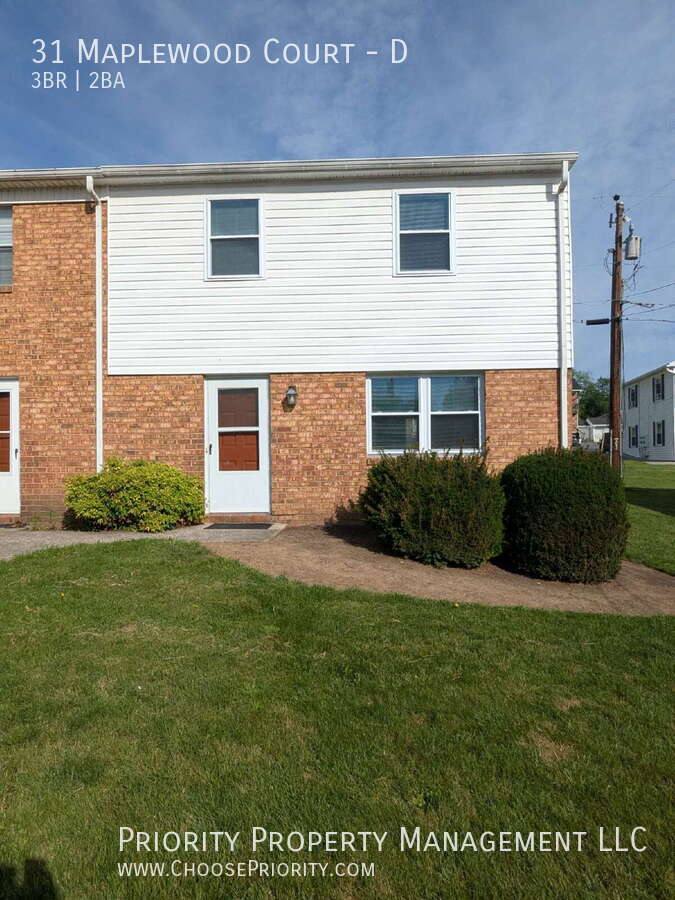 Townhouse for rent at 31 Maplewood Court #D, Harrisonburg, VA 22801