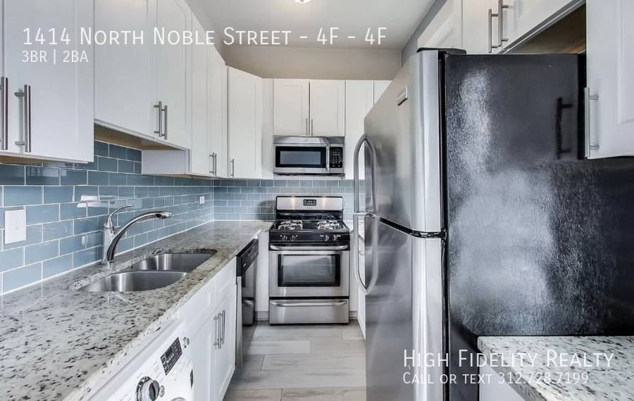 Apartment for rent at 1414 N Noble St #4F, Chicago, IL 60642