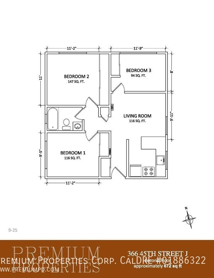 Apartment for rent at 366 45th St, Oakland, CA 94609