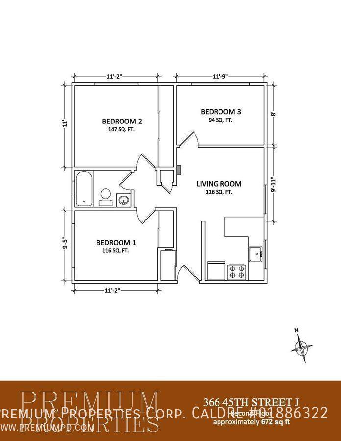 Apartment for rent at 366 45th St, Oakland, CA 94609