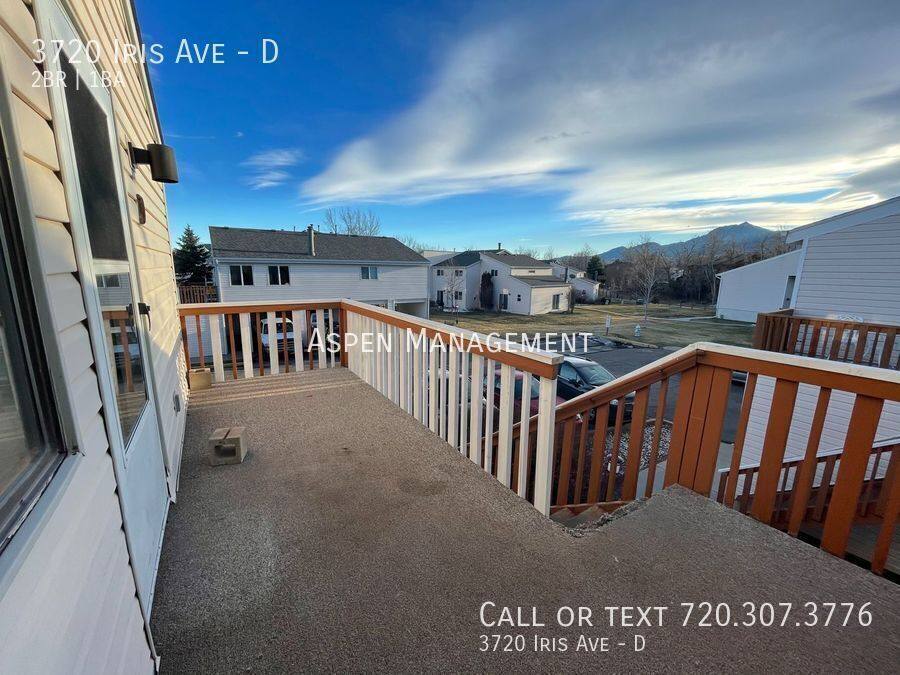 Condo for rent at 3720 Iris Ave #D, Boulder, CO 80301