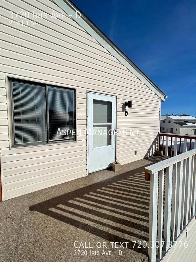 Condo for rent at 3720 Iris Ave #D, Boulder, CO 80301
