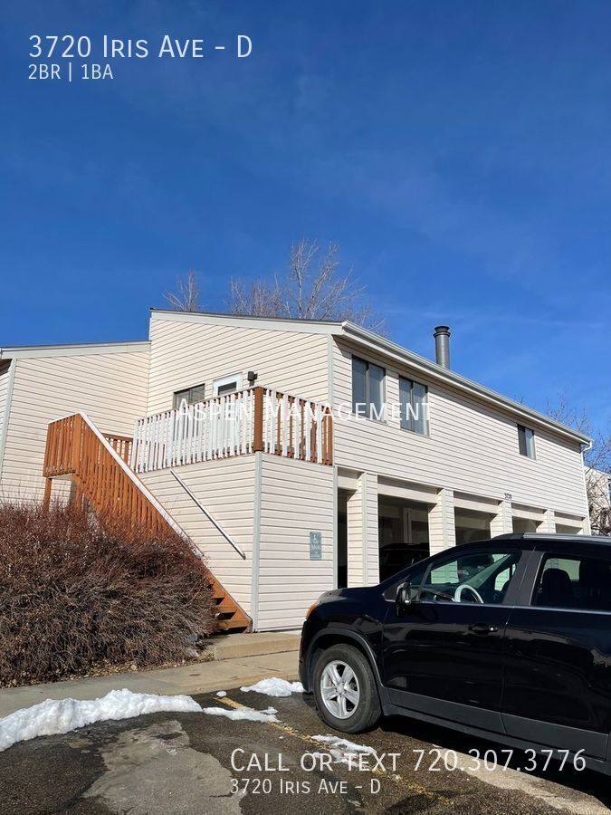 Condo for rent at 3720 Iris Ave #D, Boulder, CO 80301