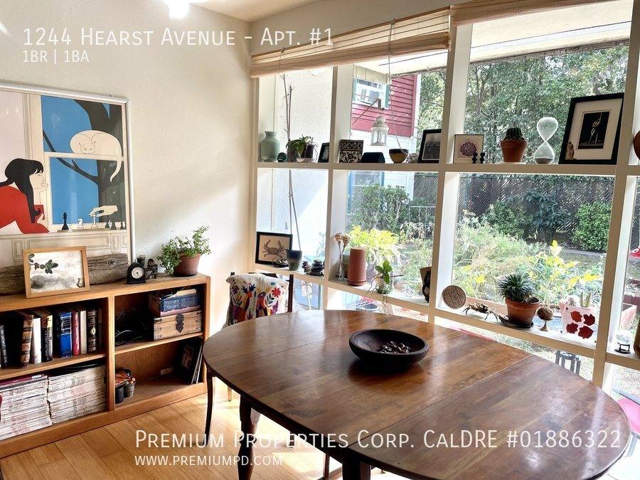 Apartment for rent at 1244 Hearst Ave, Berkeley, CA 94702