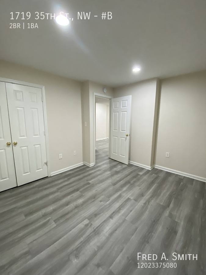 Apartment for rent at 1719 35th St, NW #B, Washington, DC 20007
