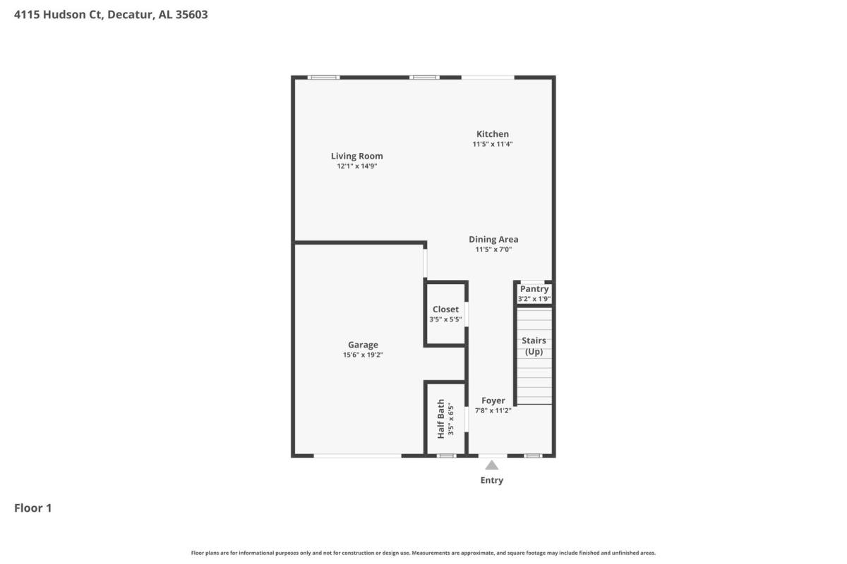 Townhouse for rent at 4115 Hudson Court, Decatur, AL 35603