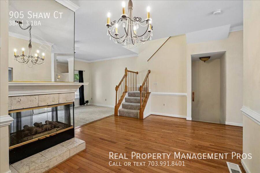 Townhouse for rent at 905 Shaw Court, Fredericksburg, VA 22405