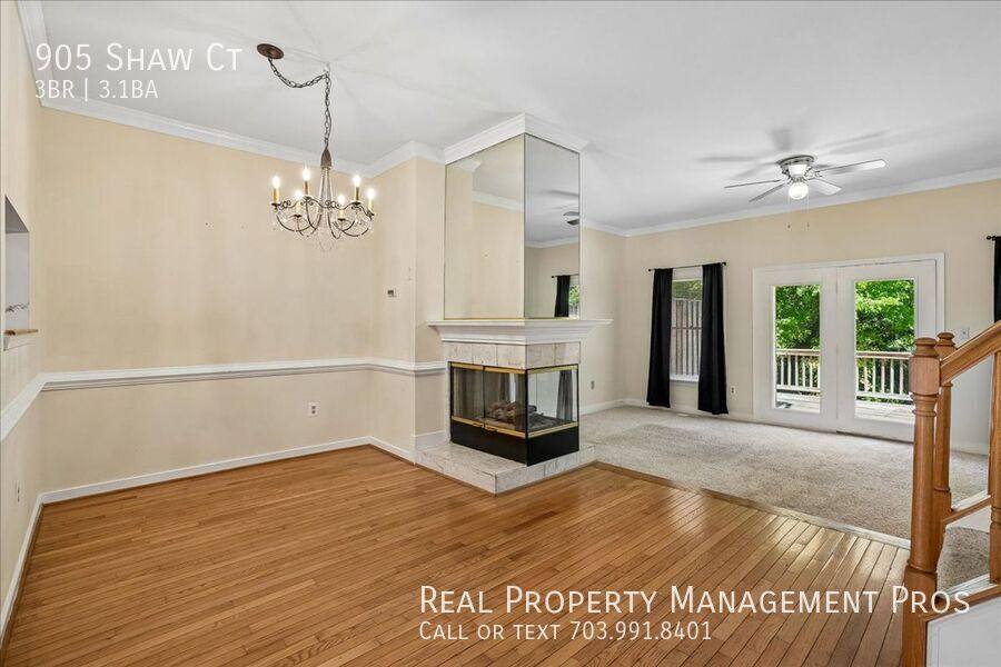 Townhouse for rent at 905 Shaw Court, Fredericksburg, VA 22405