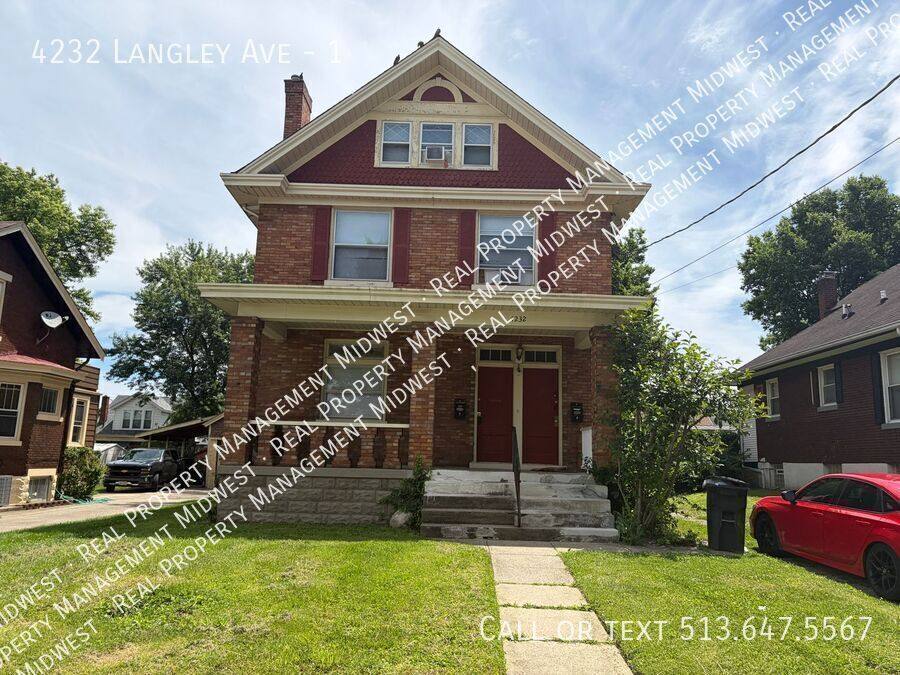 Apartment for rent at 4232 Langley Ave #1, Cincinnati, OH 45217