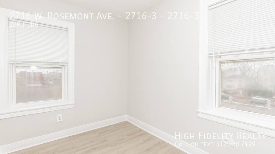 Apartment for rent at 2716 W Rosemont Ave #3, Chicago, IL 60659