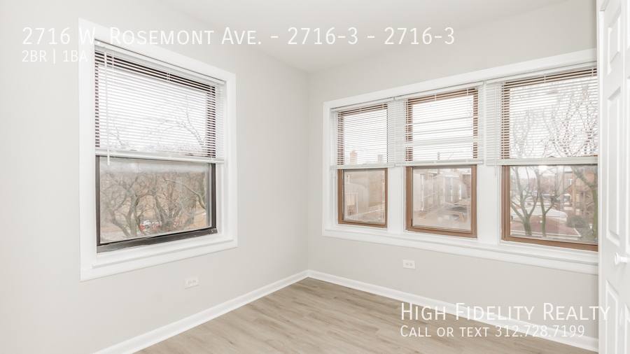 Apartment for rent at 2716 W Rosemont Ave #3, Chicago, IL 60659