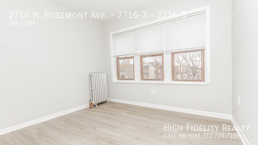 Apartment for rent at 2716 W Rosemont Ave #3, Chicago, IL 60659