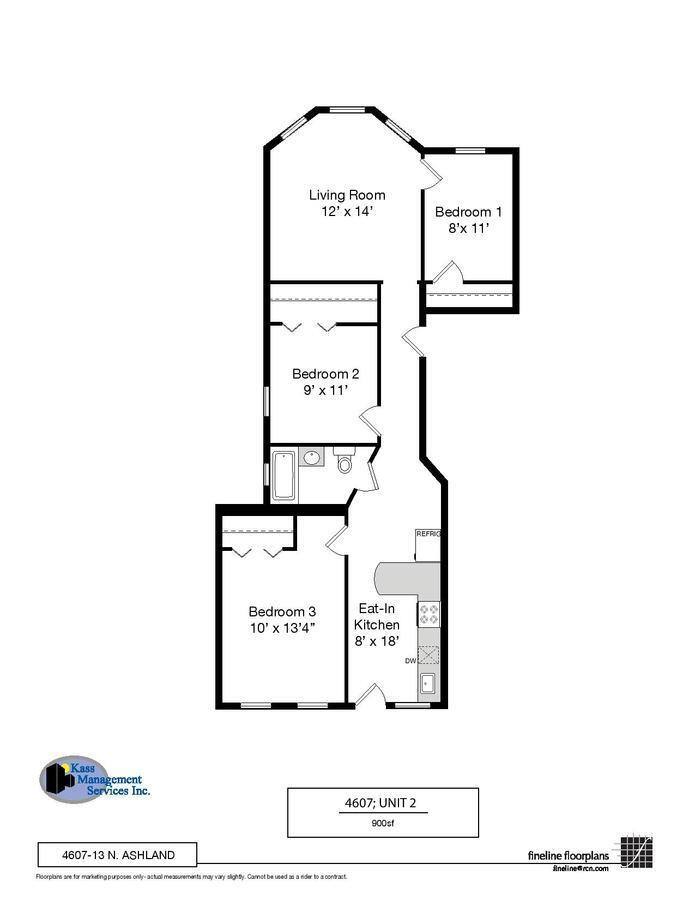 Apartment for rent at 4607 N Ashland Ave #2, Chicago, IL 60640