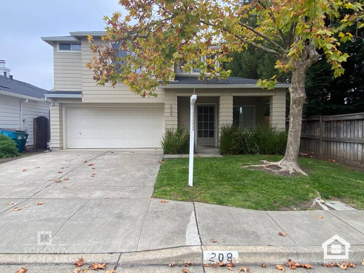 House for rent at 208 Todd Ave, Sonoma, CA 95476