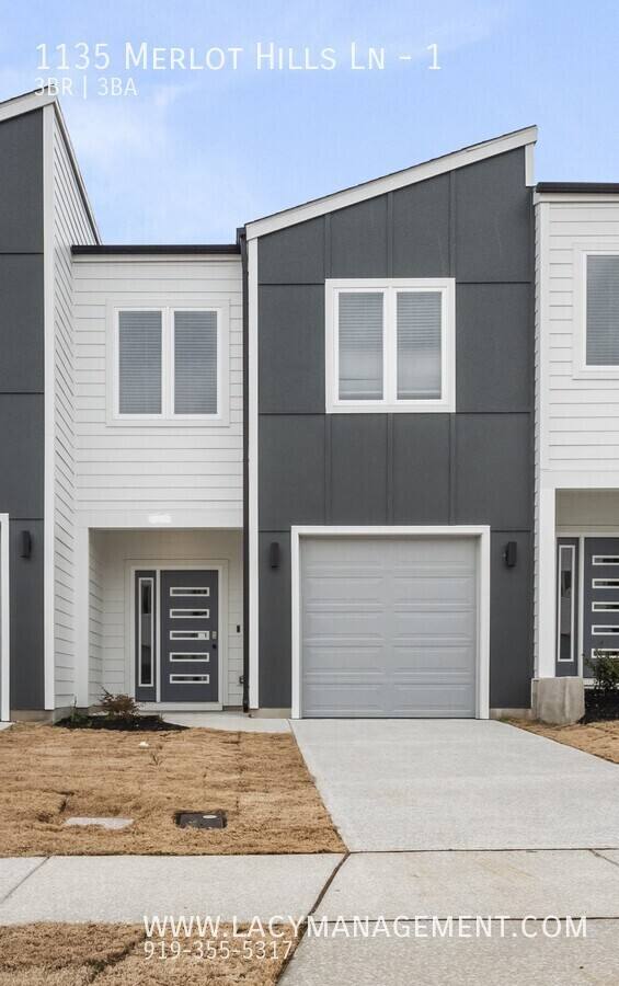 Townhouse for rent at 1135 Merlot Hills Lane #1, Durham, NC 27704