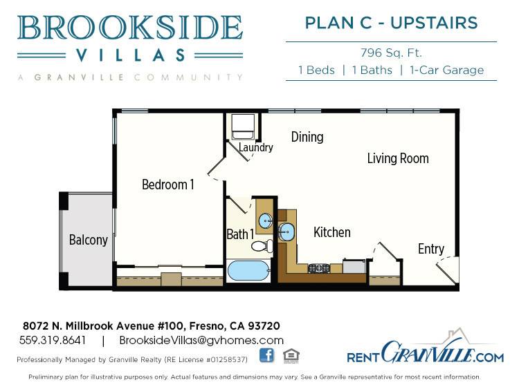 Apartment for rent at 8072 N Millbrook Ave, Fresno, CA 93720