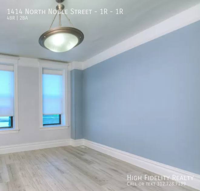 Apartment for rent at 1414 N Noble St #1R, Chicago, IL 60642