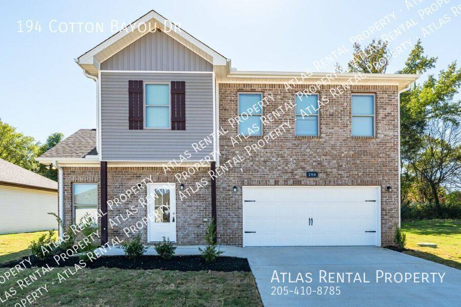 House for rent at 194 Cotton Bayou Dr, Meridianville, AL 35759