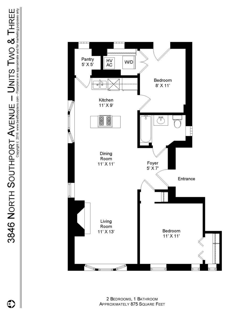 Apartment for rent at 3846 N Southport #3, Chicago, IL 60613