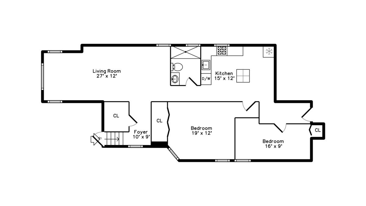 Apartment for rent at 825 N Oakley Blvd #G, Chicago, IL 60622