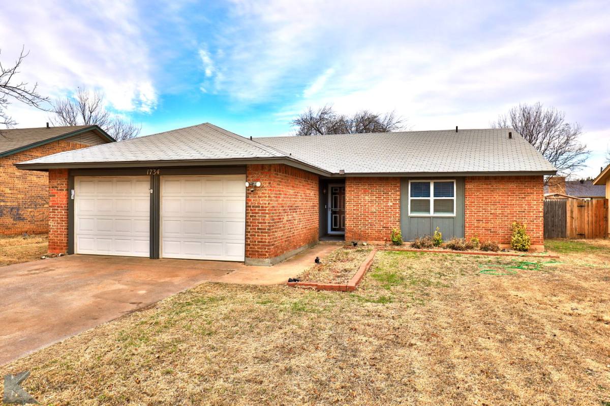 House for rent at 1734 Bob White Court, Abilene, TX 79605