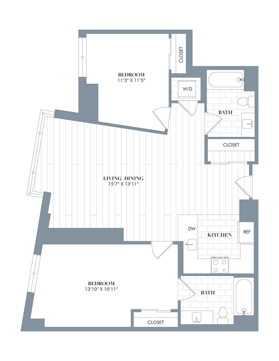 Apartment for rent at 1 Park Lane #204, Boston, MA 02210