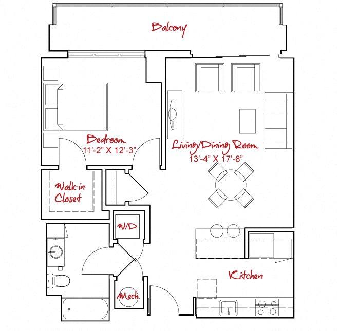 Apartment for rent at 1 Maxwells Green #7-307, Boston, MA 02114