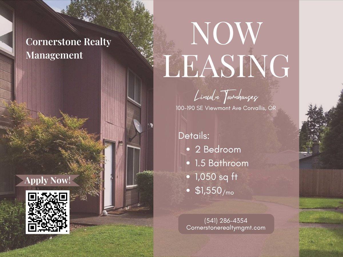 Townhouse for rent at 100-190 SE Viewmont Ave #160-C, Corvallis, OR 97333