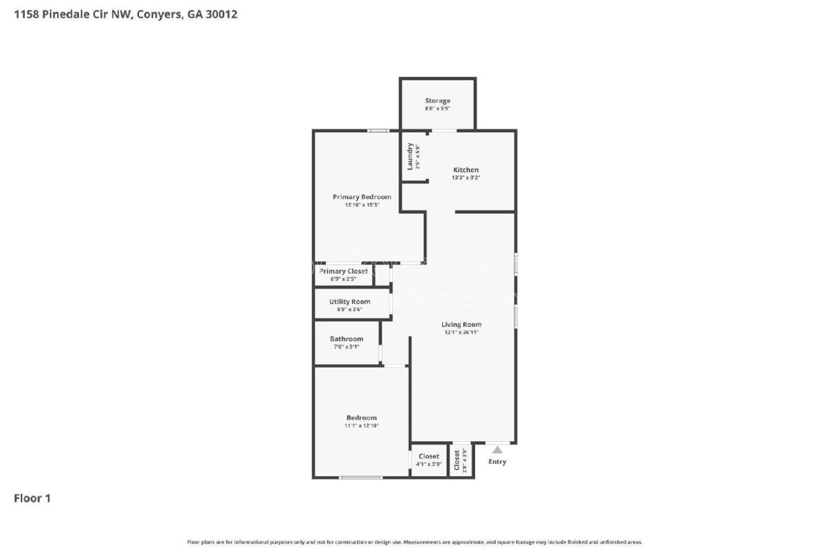 Condo for rent at 1158 Pinedale Circle NW, Conyers, GA 30012