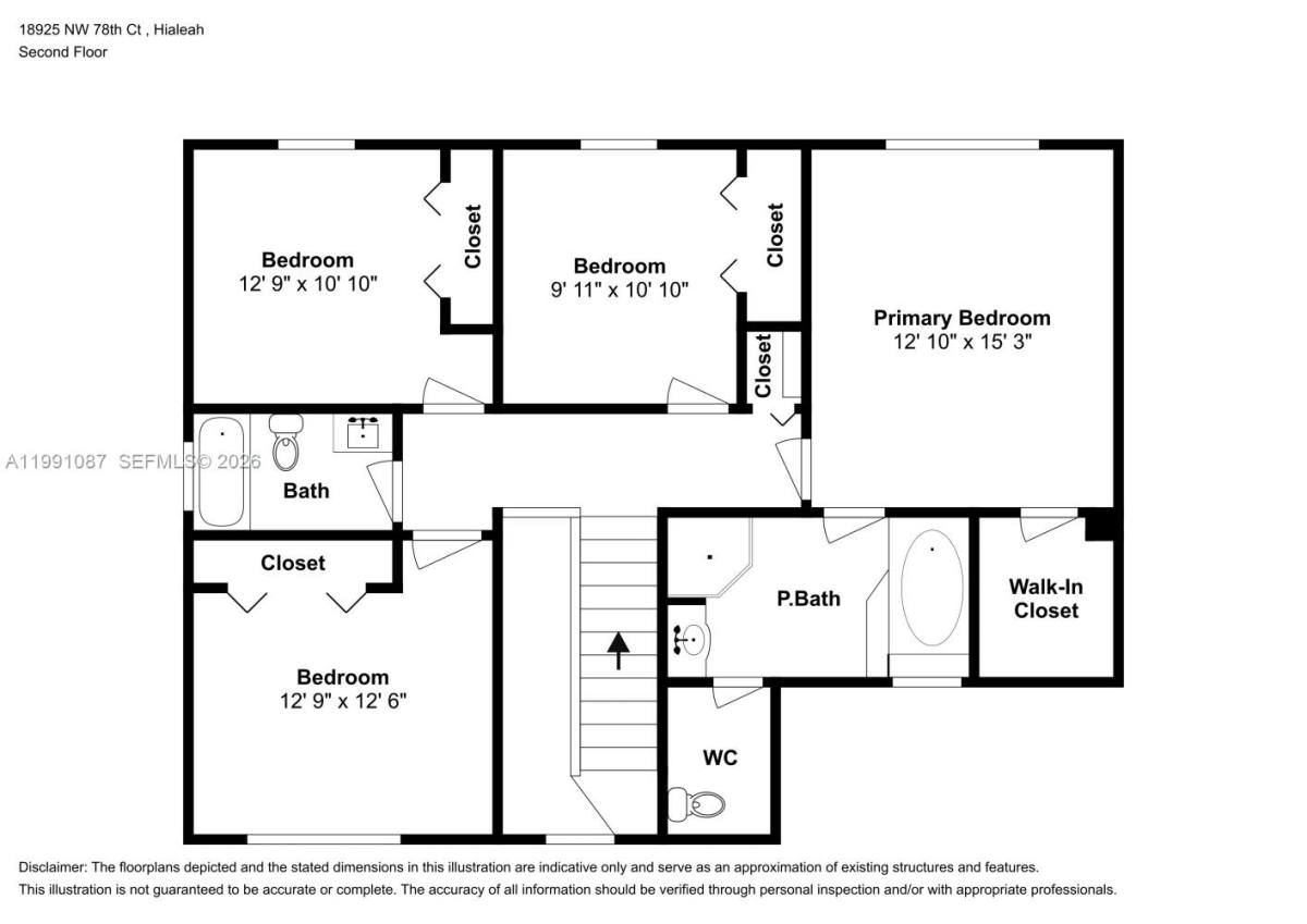 House for rent at 18925 NW 78th Court, Hialeah, FL 33015