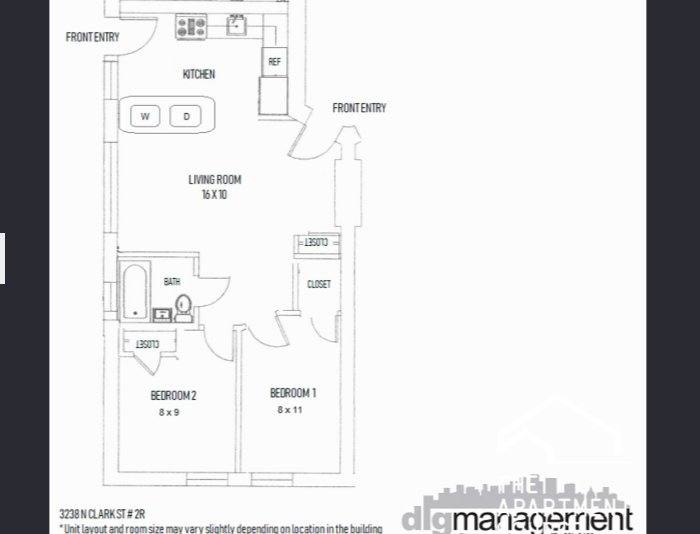 Apartment for rent at 3238 N Clark St #2, Chicago, IL 60657