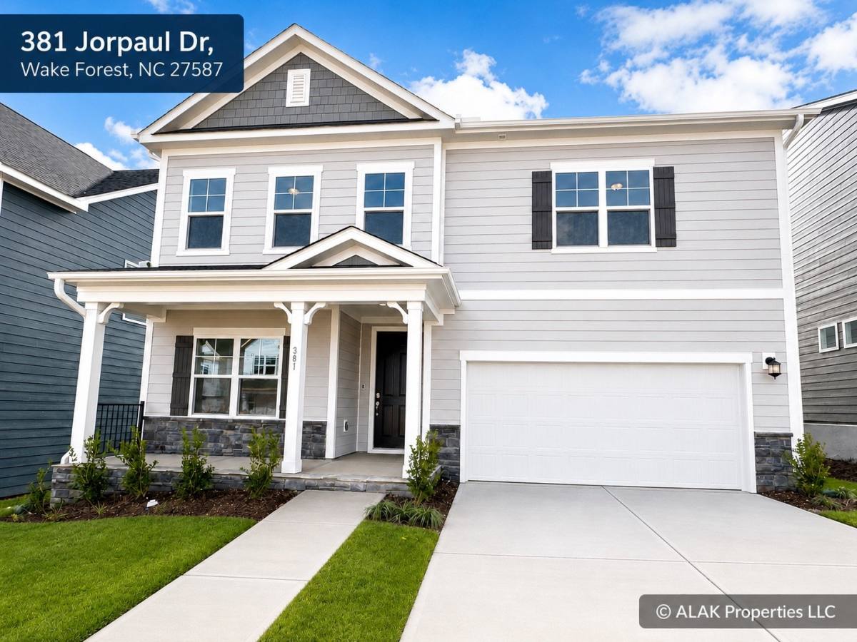 House for rent at 381 Jorpaul Dr, Wake Forest, NC 27587