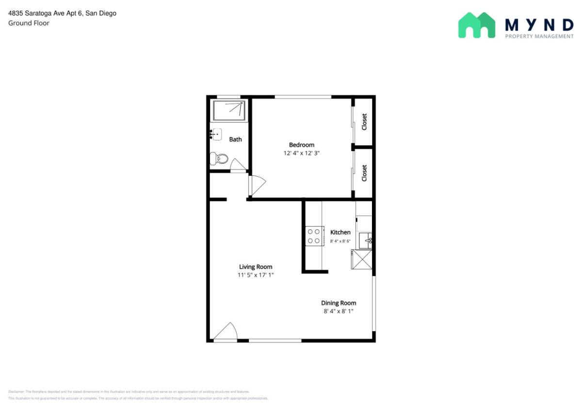 Apartment for rent at 4835 Saratoga Ave 6 Ap, San Diego, CA 92107