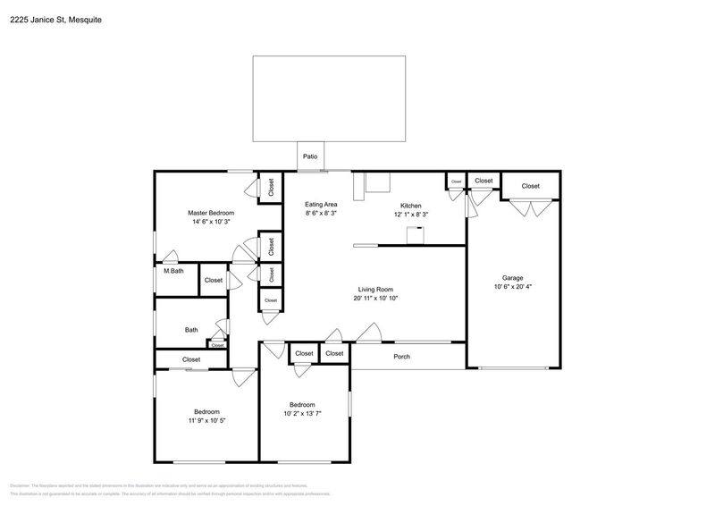 House for rent at 2225 Janice St, Mesquite, TX 75149