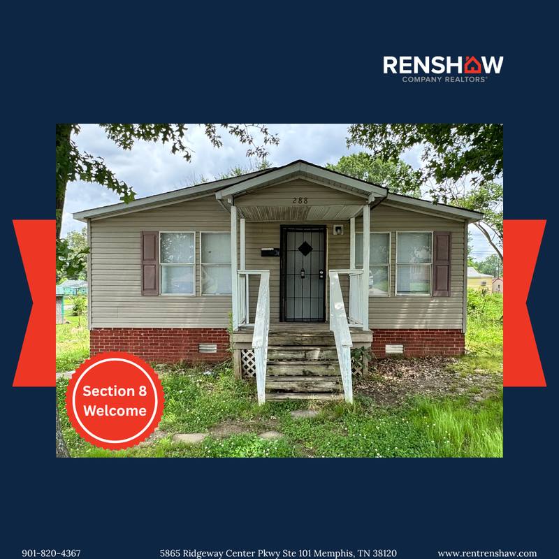 House for rent at 288 W Brooks Rd, Memphis, TN 38109