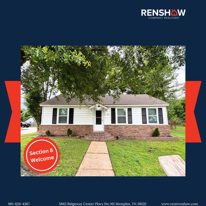 House for rent at 2458 Whitney Ave, Memphis, TN 38127