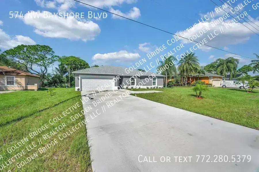 House for rent at 574 NW Bayshore Blvd, Port Saint Lucie, FL 34983