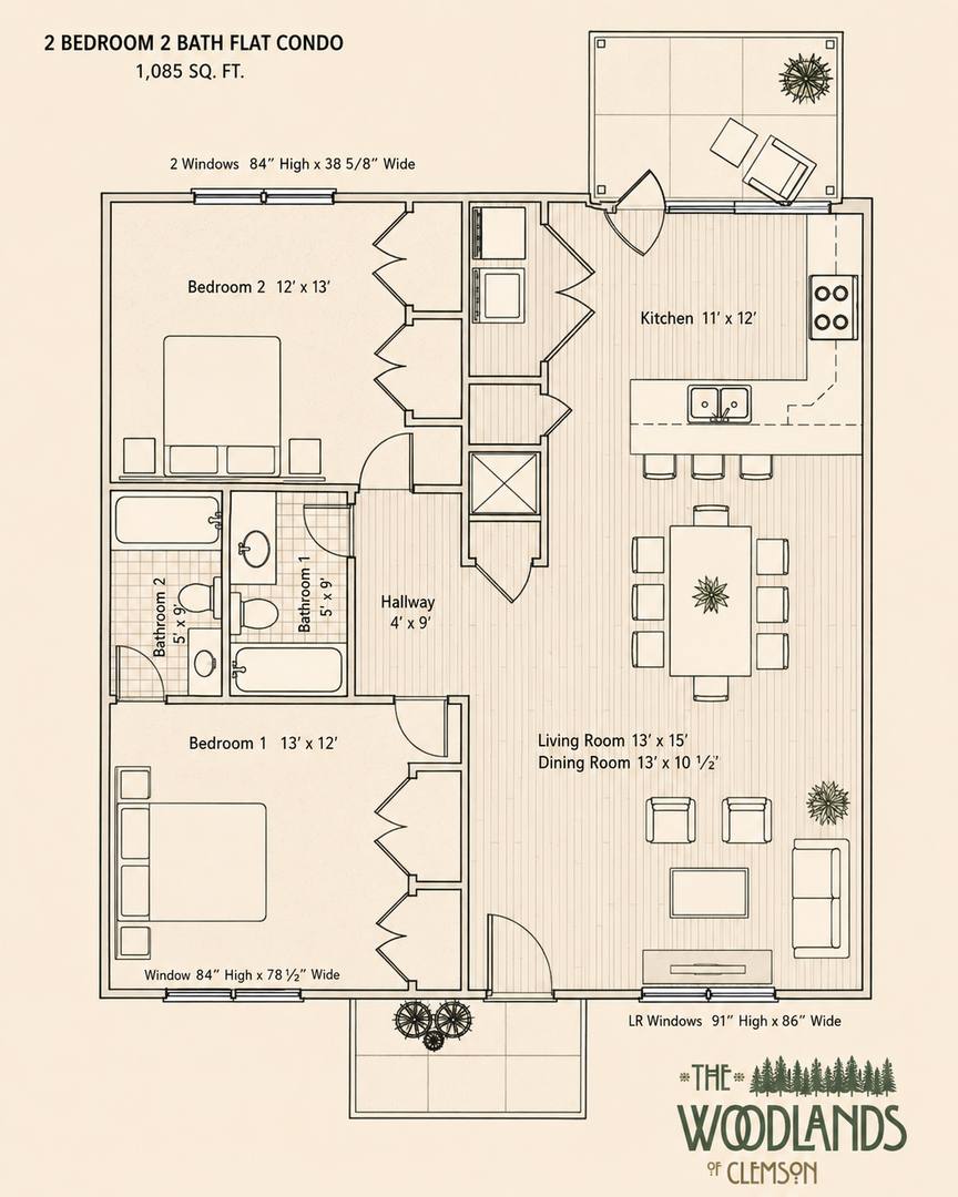 Condo for rent at 833-937 Old Greenville Highway, Clemson, SC 29631
