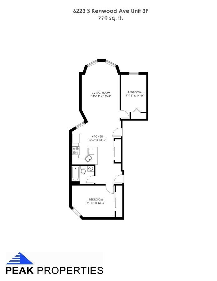 Apartment for rent at 6223 S Kenwood Ave #3F, Chicago, IL 60637