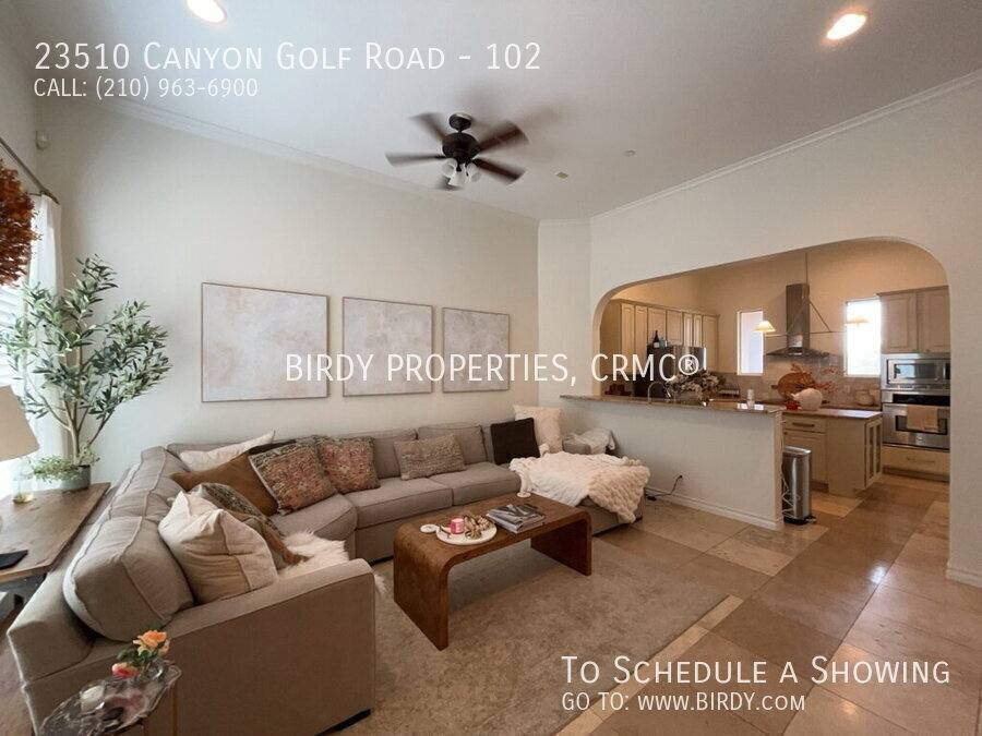 Townhouse for rent at 23510 Canyon Golf Rd #102, San Antonio, TX 78258