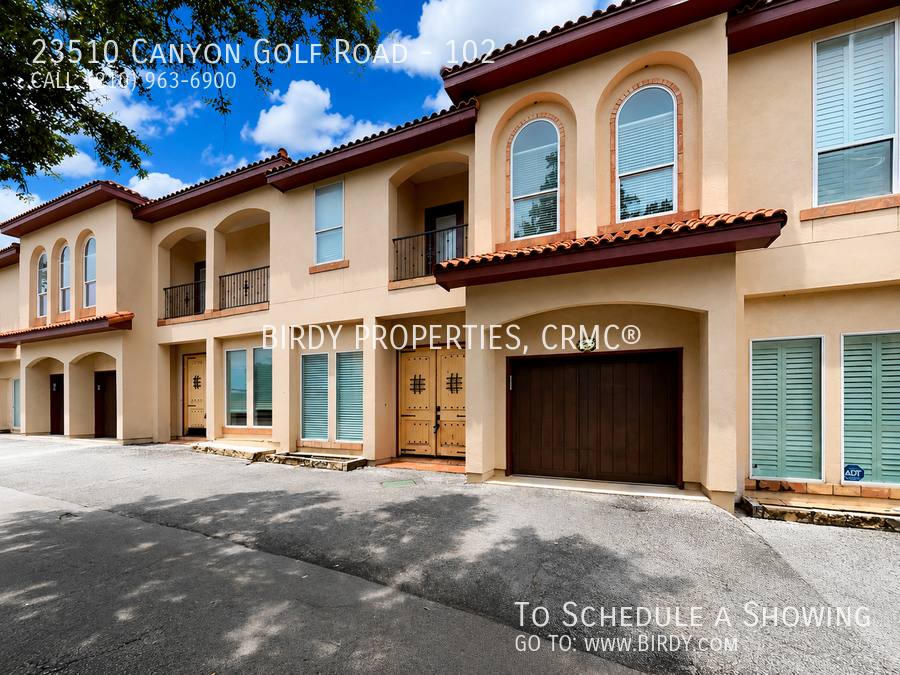 Townhouse for rent at 23510 Canyon Golf Rd #102, San Antonio, TX 78258