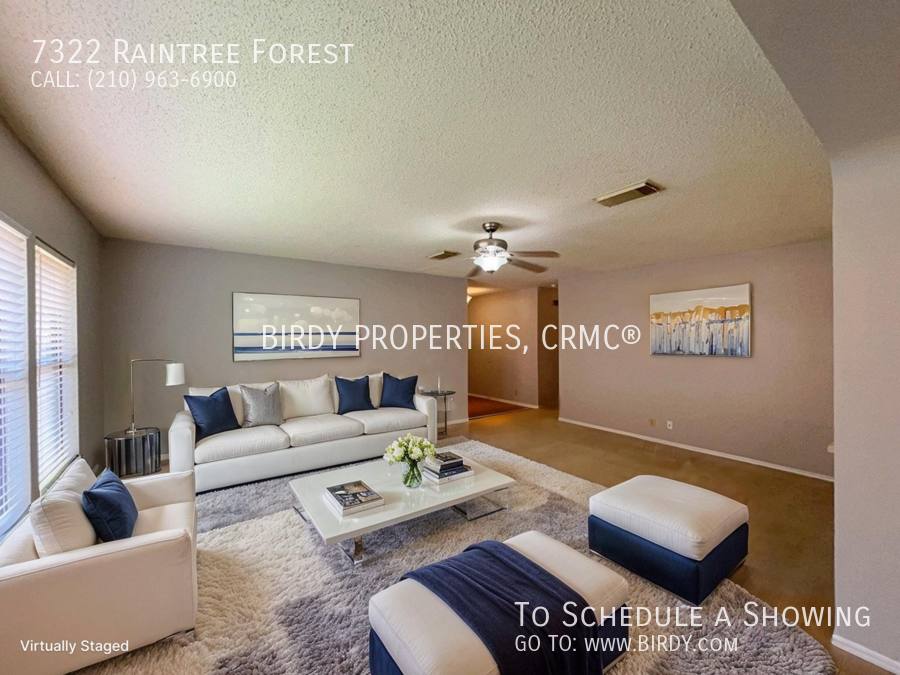 House for rent at 7322 Raintree Forest, San Antonio, TX 78233