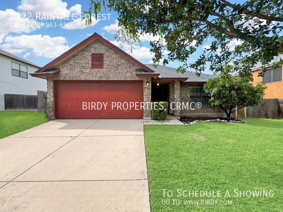House for rent at 7322 Raintree Forest, San Antonio, TX 78233